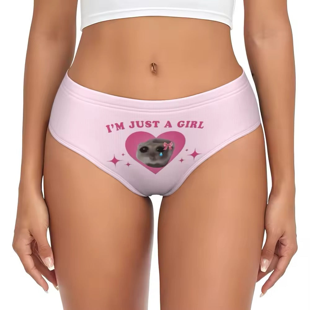“I'm Just a Girl” panties